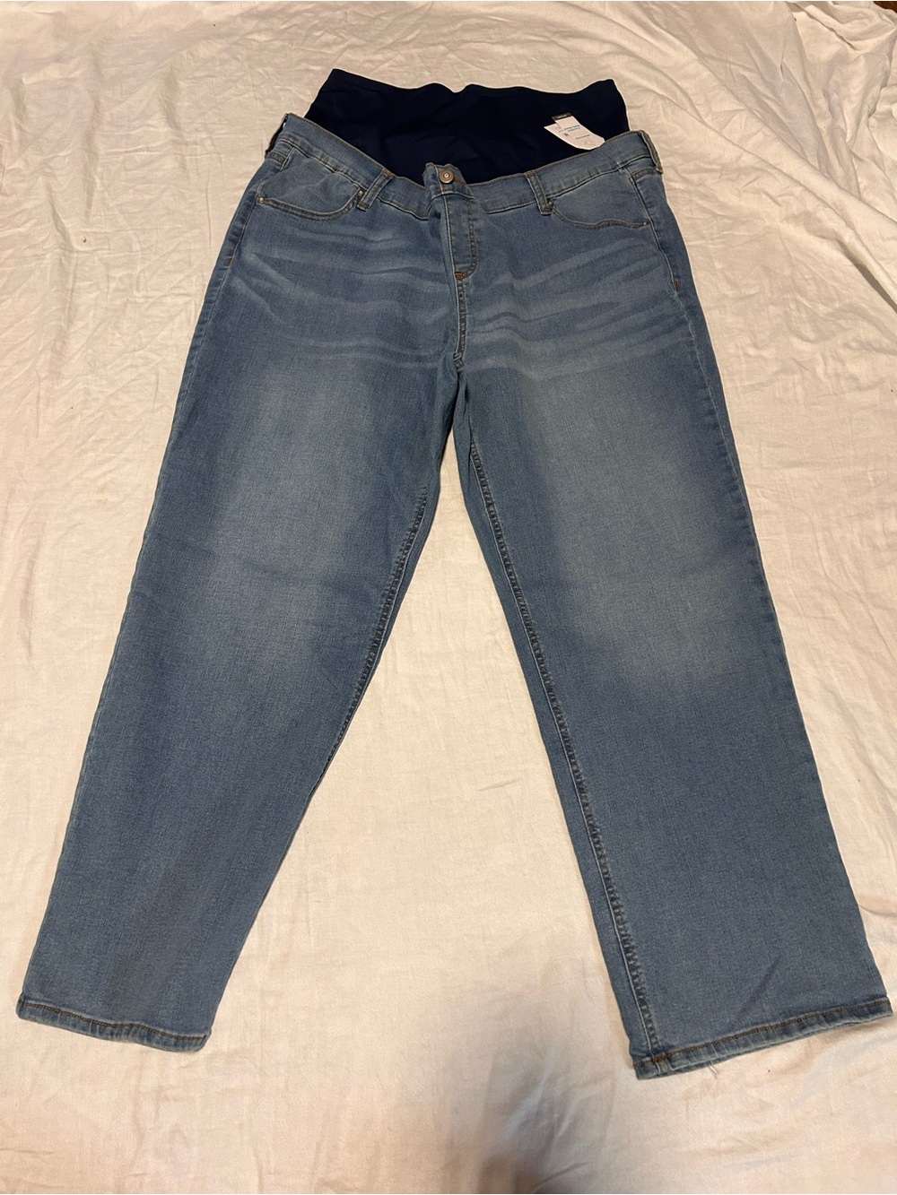 Time and Tru Maternity Wide Leg Denim Jeans XXL